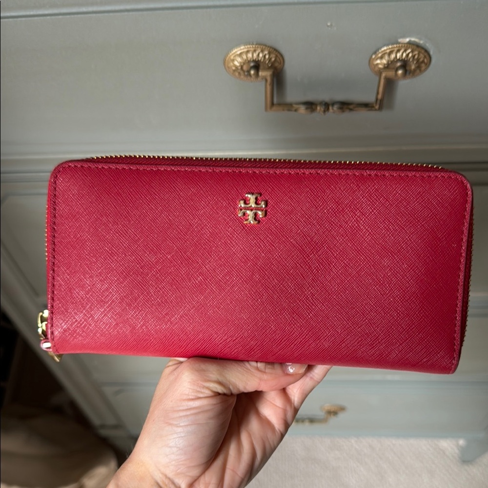 Tory Burch Red Wallet